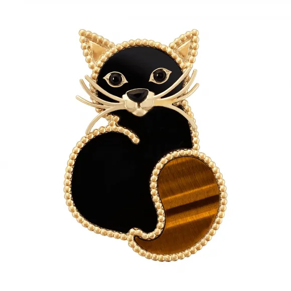 梵克雅宝/Van Cleef & Arpels Lucky Animals Cat胸针 - VCARP2AW00