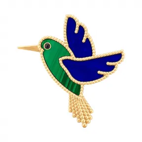 梵克雅宝/Van Cleef & Arpels Lucky Animals Hummingbird胸针 - VCARP2B000