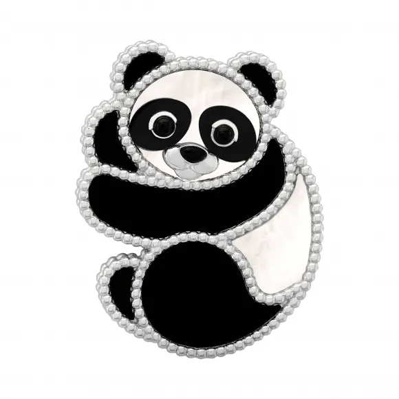 梵克雅宝/Van Cleef & Arpels Lucky Animals Panda胸针 - VCARP5LI00
