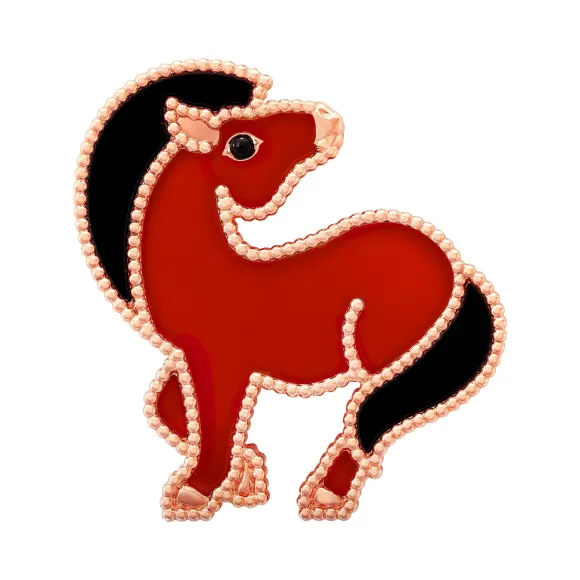 梵克雅宝/Van Cleef & Arpels Lucky Animals Horse胸针 - VCARP5LJ00