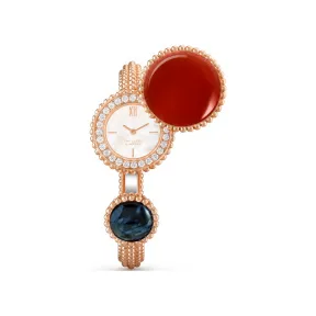 梵克雅宝/Van Cleef & Arpels Perlée®系列 25 MM 18K玫瑰金 石英机芯 女表 VCARPBKL00