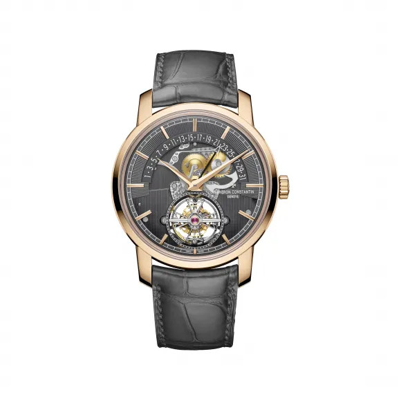 江诗丹顿/Vacheron Constantin TRADITIONNELLE传袭系列 41MM 粉红金 自动机械机芯 男表 6010T-000R-B638