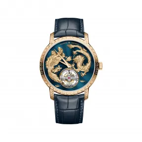 江诗丹顿/Vacheron Constantin TRADITIONNELLE传袭系列 41MM 粉红金 自动机械机芯 男表 6040T-000R-B960