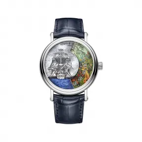 江诗丹顿/Vacheron Constantin METIERS D'ART艺术大师系列 41MM 18K白金 自动机械机芯 男表 7500U-000G-B991