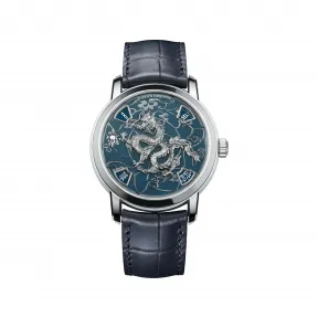 江诗丹顿/Vacheron Constantin METIERS D'ART艺术大师系列 40MM 950铂金 自动机械机芯 男表 86073-000P-B982