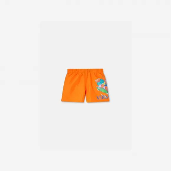 范思哲/Versace 儿童男婴系列 Medusa Sunnies婴儿泳裤 1000281-1A06963-1O730