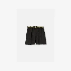 范思哲/Versace Women's Greca Border Barocco短款睡裤 1000943-1A06342-5B050