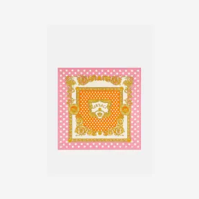 范思哲/Versace Men's Seashell Baroque大号真丝方巾 1001600-1A07894-5V510