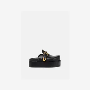 范思哲/Versace Women's 铆钉Medusa防水台穆勒鞋 1008211-1A05900-1B00O