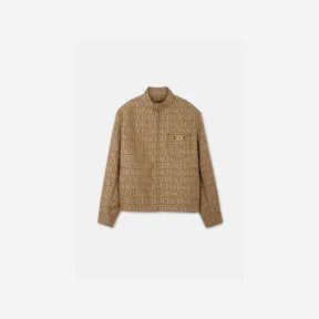 范思哲/Versace Men's Allover束腰短夹克 1010580-1A07649-2N740