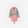 范思哲/Versace Butterflies短款浴袍 1011459-1A08216-6P790