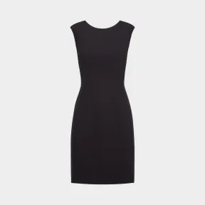 范思哲/Versace V型背部拉链迷你裙 - 黑色 连衣裙 A76299-A219388_A1008