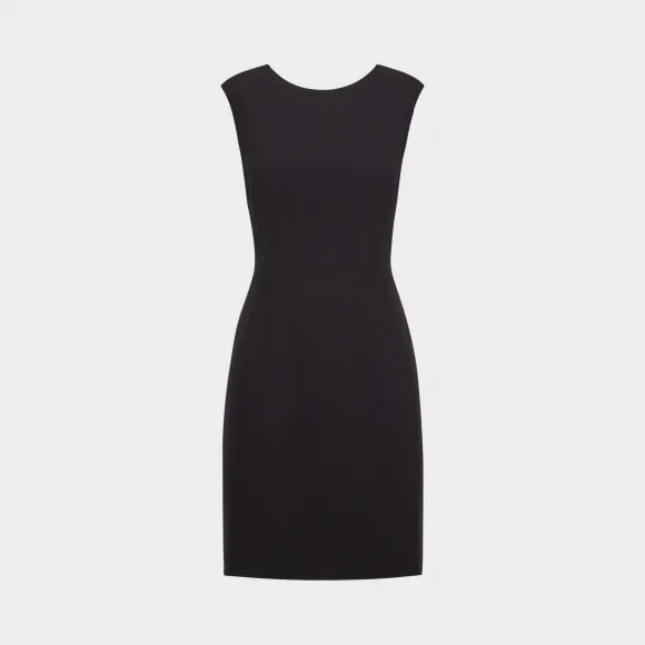 范思哲/Versace V型背部拉链迷你裙 - 黑色 连衣裙 A76299-A219388_A1008