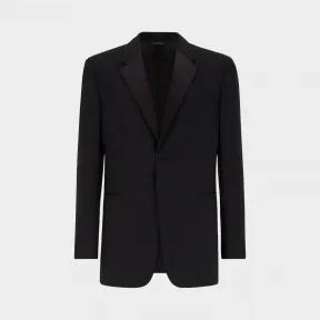 范思哲/Versace 羊毛混纺礼服式外套 - 黑色 外套&大衣 A76416-A221630_A008