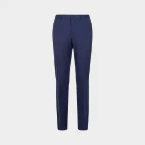 范思哲/Versace 弹性羊毛正装长裤 - 蓝 裤装&牛仔裤 A77084-A222458_A812