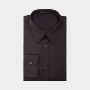 范思哲/Versace 修身棉质衬衫 - 黑色 衬衫 A77098-A222394_A008