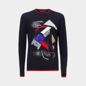 范思哲/Versace Capitello 圆领毛衣 - 打印 针织衫 A77116-A222435_A7000