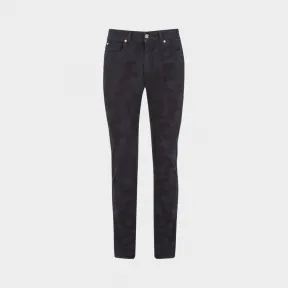 范思哲/Versace 弹力印花牛仔布 - 黑色 外套&大衣 A77519-A222574_A40K