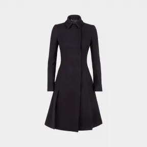 范思哲/Versace 双层羊毛大衣 - 黑色 外套&大衣 A77760-A108037_A1008