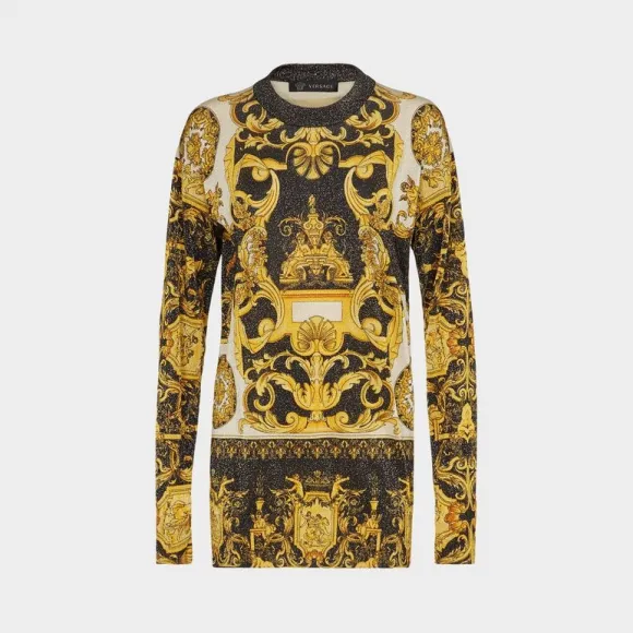 范思哲/Versace Barocco印花卫衣 A80749-A226986_A7008