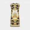 范思哲/Versace Barocco印花迷你裙 A80766-A226847_A7008