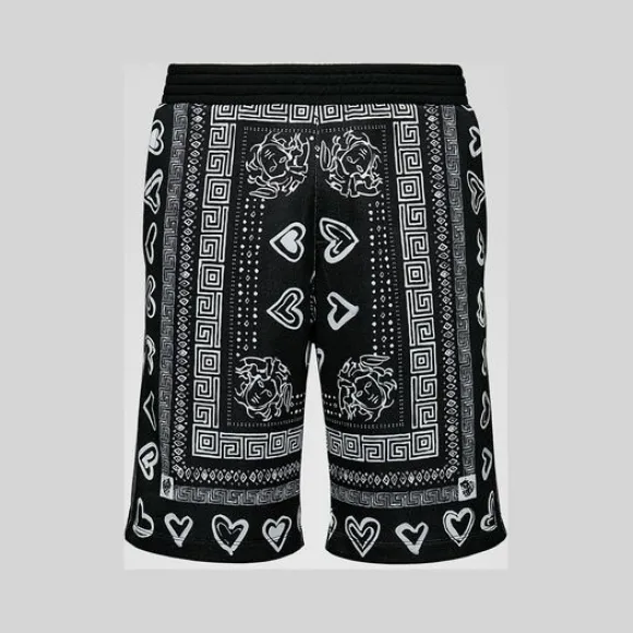 范思哲/Versace Bandana印花短裤 A81931-A230813_A71R