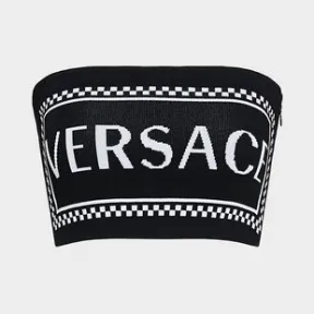 范思哲/Versace 90年代复古风Logo无钢圈文胸 A83016-A229981_A1008