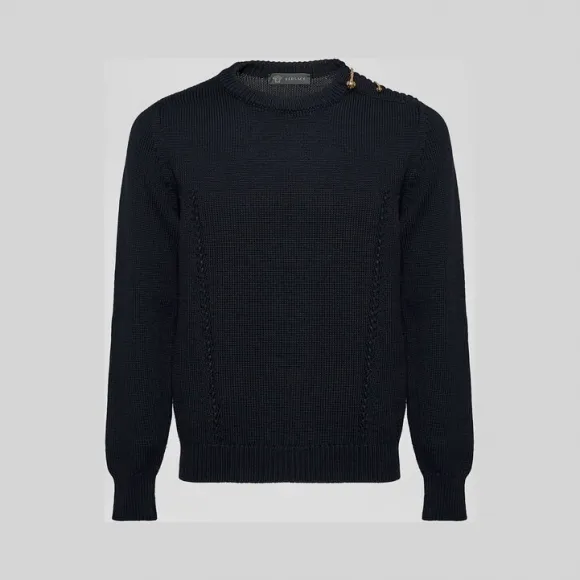 范思哲/Versace 安全别针毛衣 A84073-A230550_A008