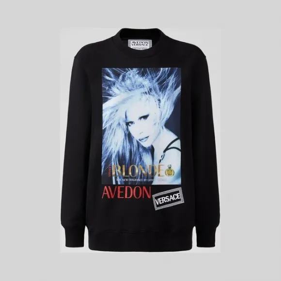 范思哲/Versace Avedon X Versace女士卫衣 A84655-A227994_A1008