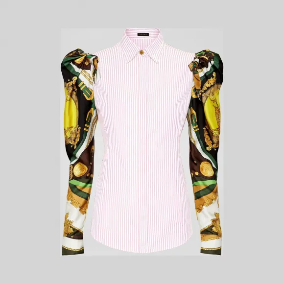 Versace  Barocco Rodeo印花衬衫 A85626-A233263_A7606