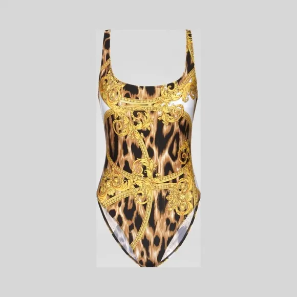 范思哲/Versace Barocco Animalier一体式泳衣 ABD05024-AL00160_A7001