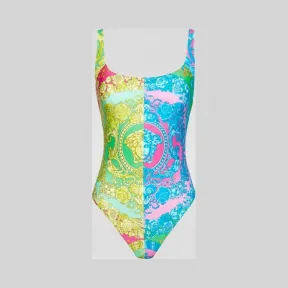 范思哲/Versace Fluo Barocco一体式泳衣 ABD09035-AL00159_A7000