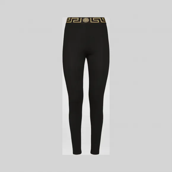 范思哲/Versace 希腊回纹镶边打底裤 AGD19004-AC00360_A1008