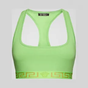 范思哲/Versace 希腊回纹镶边运动文胸 AUD01039-AC00058_A1523