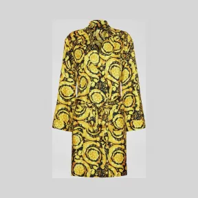 Versace  Barocco印花真丝晨衣 AUD05062-A232999_A7900