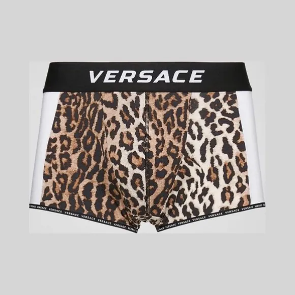 范思哲/Versace Jaguar印花短裤 AUU08036-AV00227_A76Q