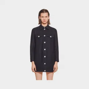 范瑟丝/Versus 羊毛羊绒混纺水手外套 - 黑色 外套&大衣 BD70172-BT20960_B1008