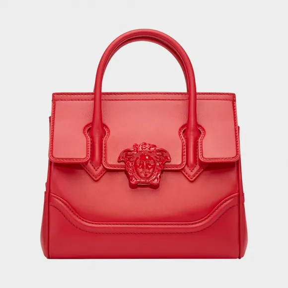 范思哲/Versace Palazzo Empire 系列中型手提包 - 红 手柄包 DBFF452-DSTVT_DFRJO