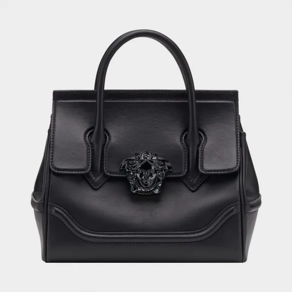 范思哲/Versace Palazzo Empire 系列中型手提包 - 黑色 手柄包 DBFF452-DSTVT_KNJOC