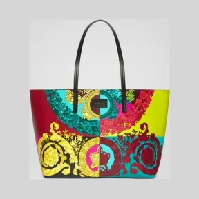 范思哲/Versace Voyage Barocco印花柔软托特包 DBFG483-DV4SBR_DNMOT