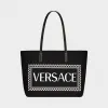 范思哲/Versace 90年代复古风Logo托特包 DBFG780-D2CLV_DNW