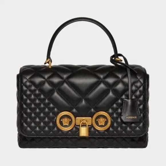 范思哲/Versace 绗缝两背式Icon手袋 DBFG867-DNATR2_K41OT