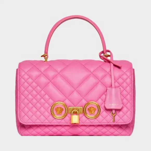 范思哲/Versace 绗缝两背式Icon手袋 DBFG867-DNATR2_KPFOT