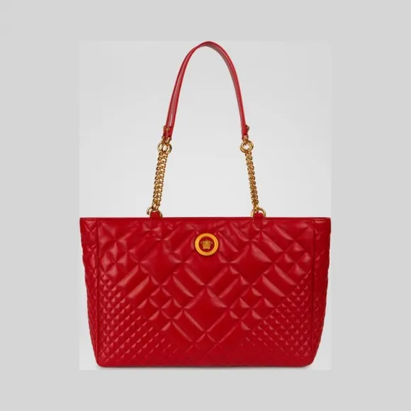 范思哲/Versace 绗缝Icon托特包 DBFG968-DNATR2_D6TOT