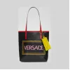 范思哲/Versace 90年代复古风Logo托特包 DBFH117L-DTLSV_DNMOT