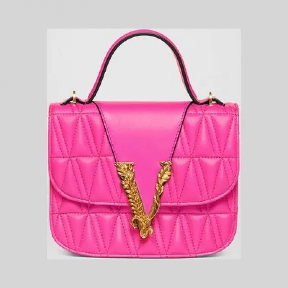 范思哲/Versace Virtus绗缝两背式手袋 DBFH211-DNATR4_DZ9TP