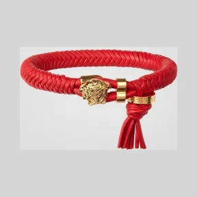 范思哲/Versace 皮革流苏美杜莎手镯 DG06977-DMTN8_D41OH