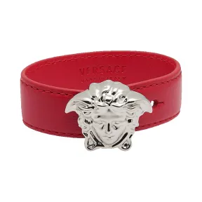 范思哲/Versace 美杜莎头像手镯 | - 红色 手链&手镯 DG0F063-DMTN_K6NOC