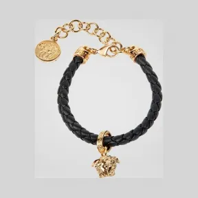 范思哲/Versace 编织皮革吊坠手镯 DG0G353-DMTN6_D41OC