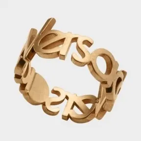 范思哲/Versace 复古Versace logo戒指 DG56948-DJMT_KOT